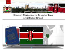 Tablet Screenshot of kenyagreece.com